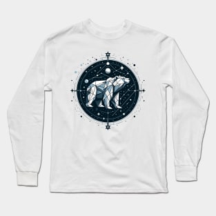 Galactic Ursus: Space Bear Constellation Long Sleeve T-Shirt